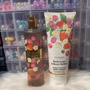 Bath & Body Works Buttercups & Berry Bellini Set